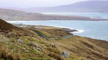 Imagen de la isla Achill de Irlanda.