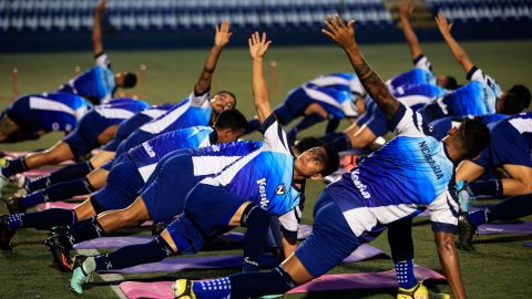 Entrenamiento de la selección de Nicaragua.