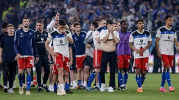 Los jugadores del Hamburgo tendrán que pasar otro año más en segunda división.