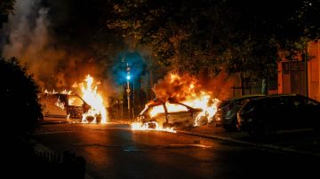 Imágenes de los disturbios en Francia tras la muerte de un joven.