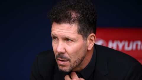 Cholo Simeone, entrenador del Atlético de Madrid.