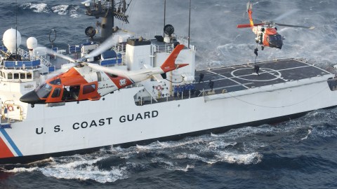 U.S. Coast Guard Maintains Security Around New York City