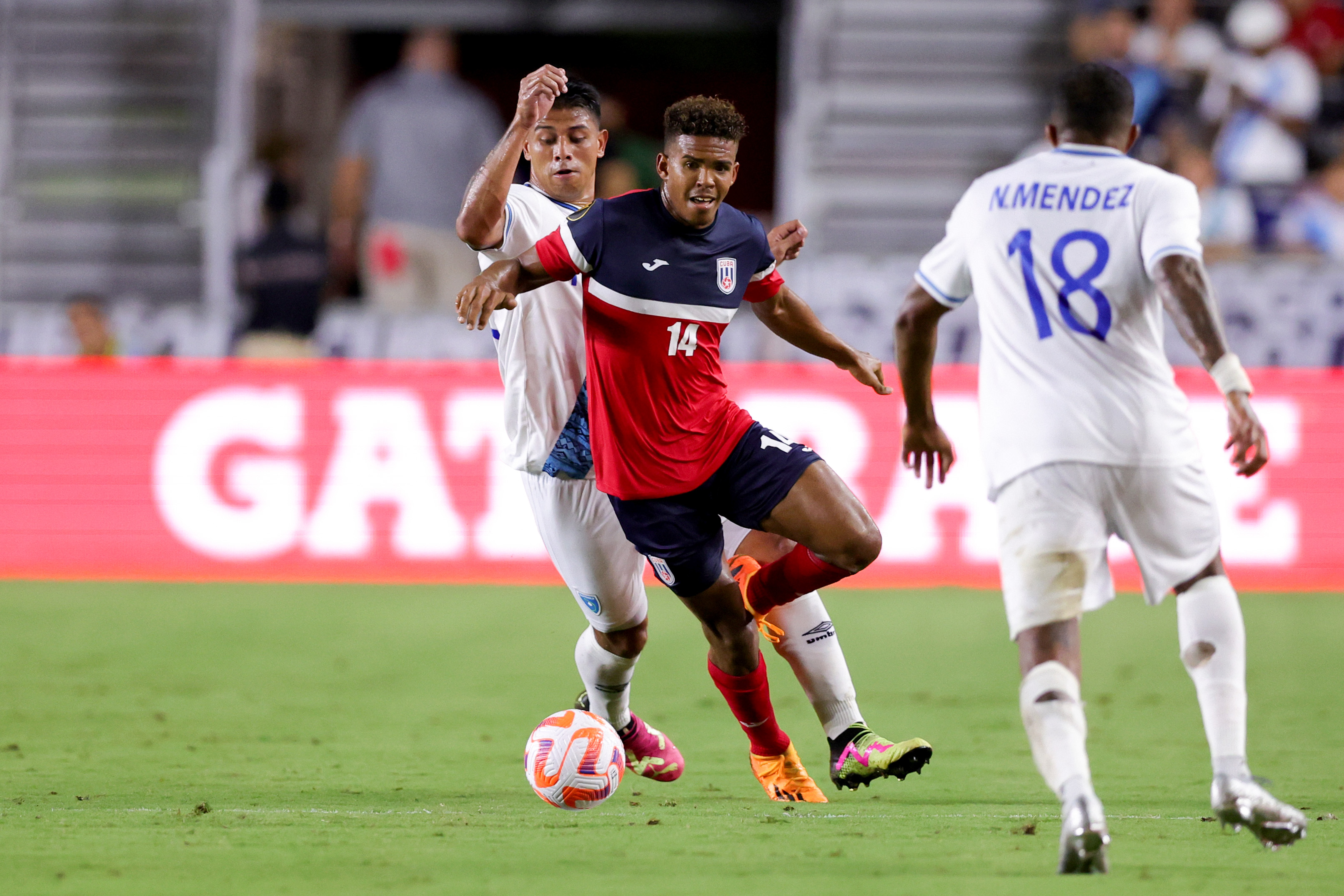 Cuba 1 - 4 Guadalupe por Copa Oro 2023, FUTBOL-INTERNACIONAL