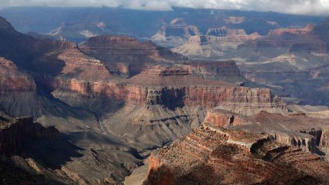 El Parque Nacional del Gran Cañón se conforma por 1,900 millas cuadradas de extensión