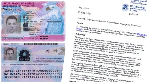 La Autorización de Empleo para ciertos inmigrantes podrá ser expedita.