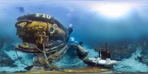 Base subacuática Aquarius en Florida