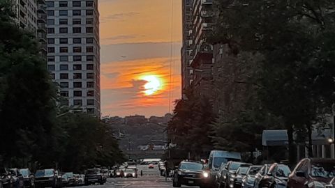 Atardecer en Manhattan.