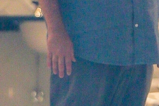 Jennifer López fue fotografiada dentro de una bañera.