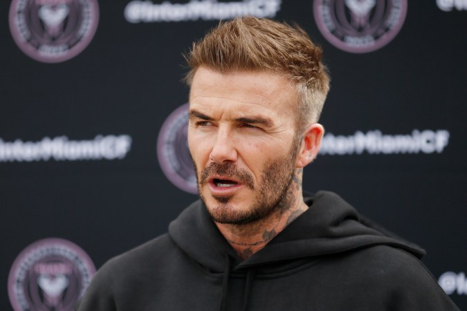 David Beckham, copropietario del Inter Miami.