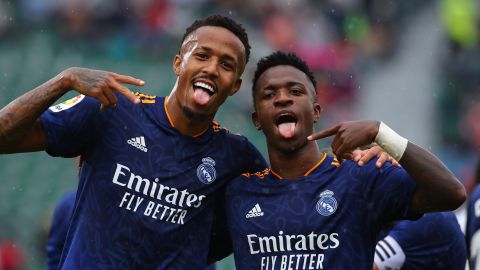 Eder Militao y Vinícius Jr.