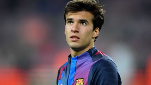 Riqui Puig durante su paso por el Barcelona.