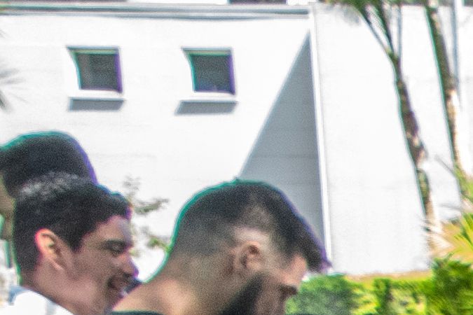 La jugadora Maria Paula Salas ofrece declaraciones a la prensa. FOTO: EZEQUIEL BECERRA/AFP via Getty Images.