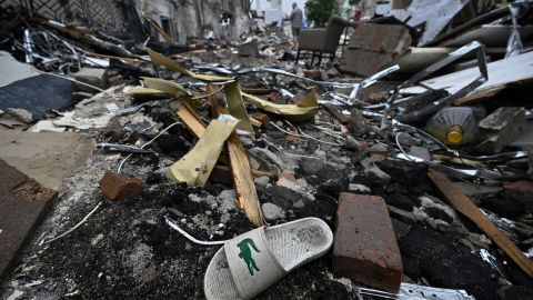 Desastre en la ciudad de Kramatorsk.