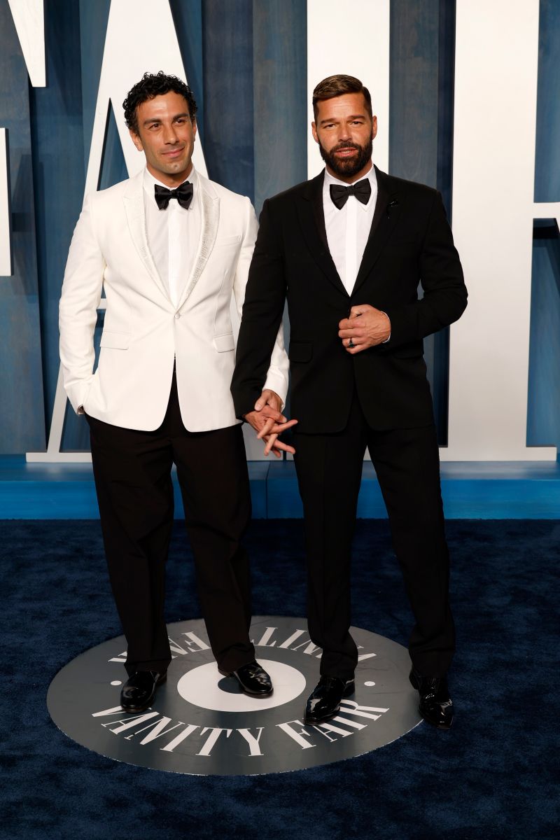 Ricky Martin confirma su separación de Jwan Yosef, en la imagen la pareja aún se mantenía unida para la famosa fiesta de "Vanity Fair Oscar".
