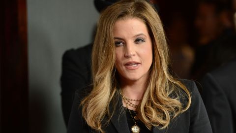 La actriz y cantante Lisa Marie Presley.