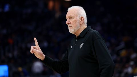 Gregg Popovich durante un encuentro ante Golden State Warriors.