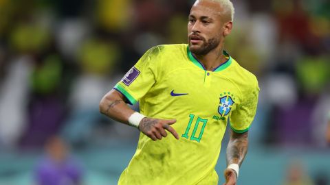 Neymar Jr. con la selección de Brasil.