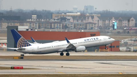 Avión de United Airlines