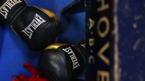 Guantes de boxeo. Foto referencial.