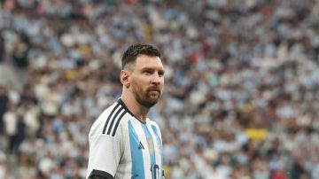 Lionel Messi con la selección de Argentina.