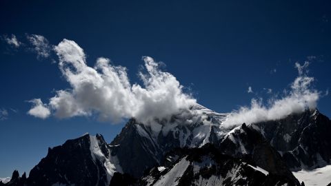 El imponente Mont Blanc francés.