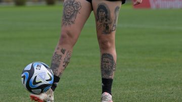 Tatuajes de Yamila Rodríguez, jugadora de la selección argentina femenina.