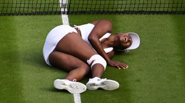 La lesión de rodilla de Venus Williams marcó un antes y un después en el partido.