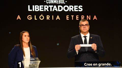 Sorteo para la Copa Libertadores y Copa Sudamericana.