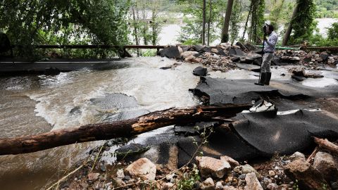 Las autoridades del estado de Nueva York estiman que hubo daños valorados en $50 millones de dólares por las tormentas del 9 y 10 de julio.