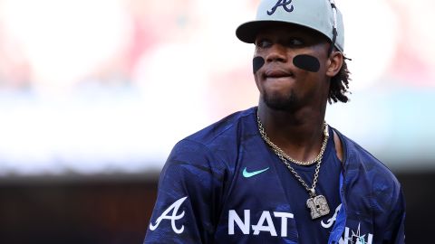 Ronald Acuña Jr. durante el Juego de Estrellas 2023.