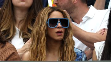 Shakira vivió una semifinal del Wimbledon.