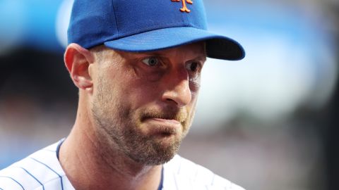 Max Scherzer durante un encuentro ante Los Angeles Dodgers.