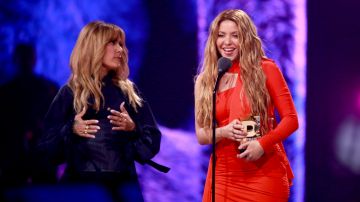 La cantante Shakira en los Premios Juventud 2023.
