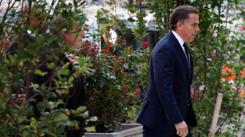 Hunter Biden acudió a la audiencia en una corte federal en Wilmington, Delaware.