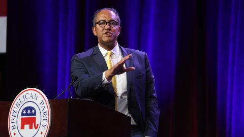 Aspirante presidencial Will Hurd cuestiona a Ron DeSantis: "La esclavitud no tuvo aspectos positivos"