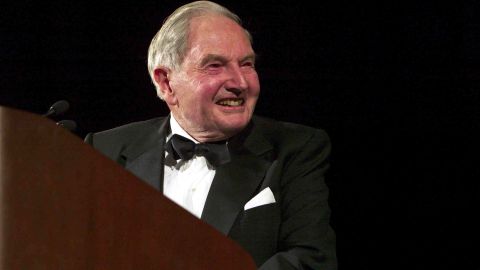 El banquero David Rockefeller murió en marzo de 2017.