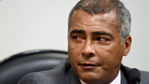 Romario en una sesión parlamentaria