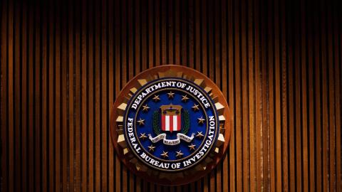 A crest of the Federal Bureau of Investi