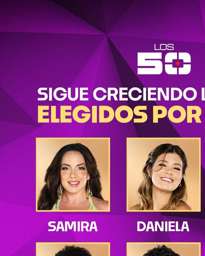 Estos son los famosos que conforman el grupo 6 de Los 50. / Foto Cortesía de Telemundo.