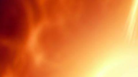 Ilustración de una llamarada solar.
