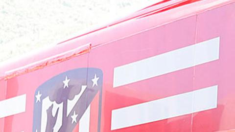El Atlético de Madrid arribó este lunes a Monterrey.