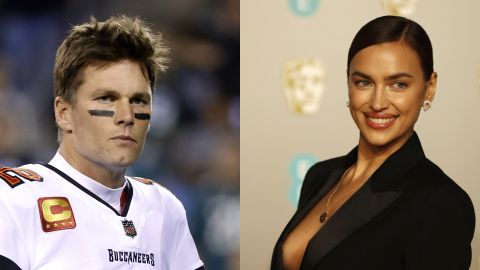 El jugador Tom Brady y la modelo Irina Shayk.