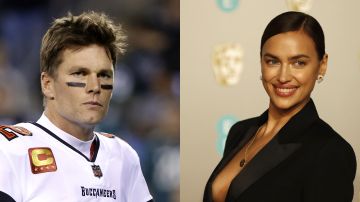 El jugador Tom Brady y la modelo Irina Shayk.
