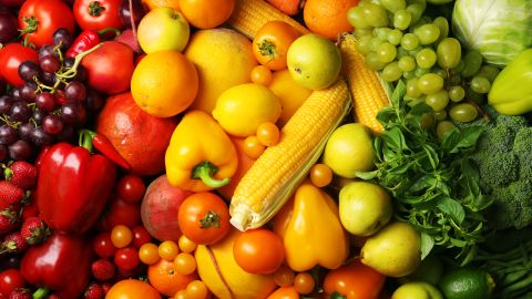 alimentos de colores