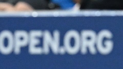 Carlos Alcaraz durante su última práctica en Flushing Meadows.