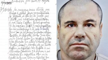 Guzmán Loera envió una carta escrita a mano al juez Brian Cogan.