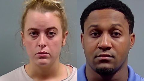 Christian Ketchup y Rachel DeRise, los responsables. Escambia County Sheriff's Office