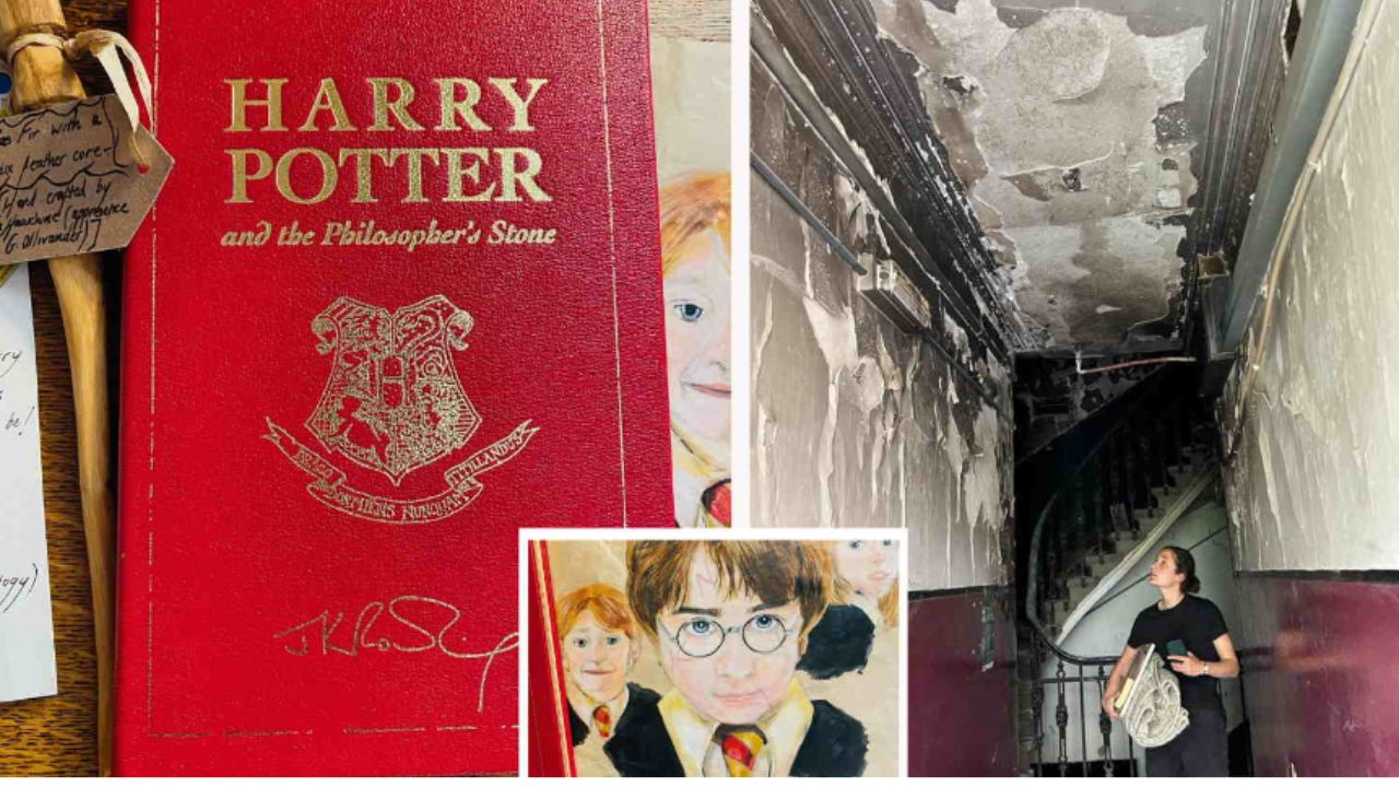 Subastarán raro libro de Harry Potter que sobrevivió a un incendio - El  Diario NY