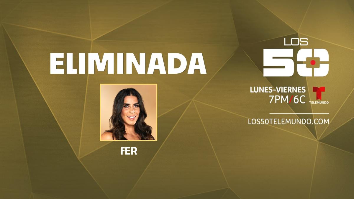 Telemundo’s “Los 50”: Fernanda de La Mora is eliminated from the competition – The NY Journal