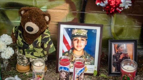 Memorial Set Up In Austin For Murdered Fort Hood Soldier Vanessa Guillen